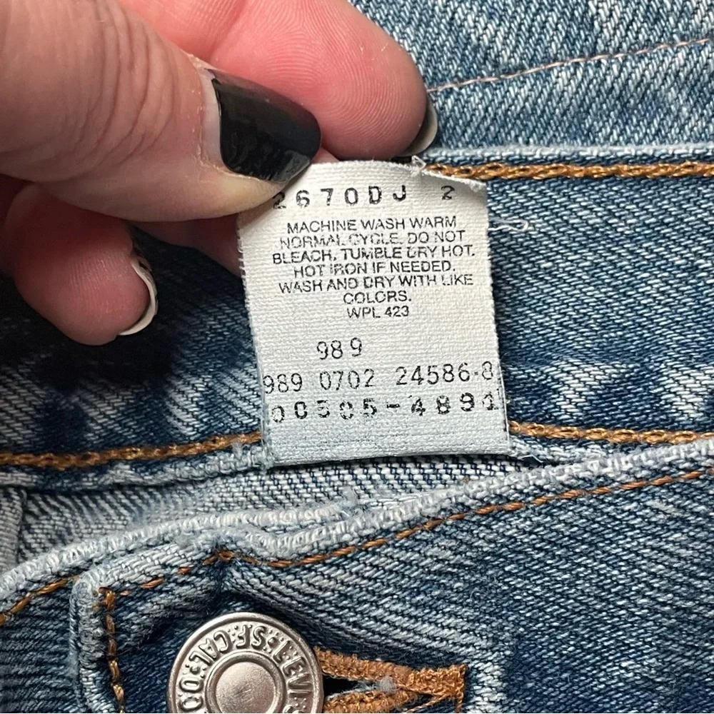 Vtg 90s LEVI LEVI’S 505 Men’s 42x30  Denim Jeans Medium Wash Classic Casual READ